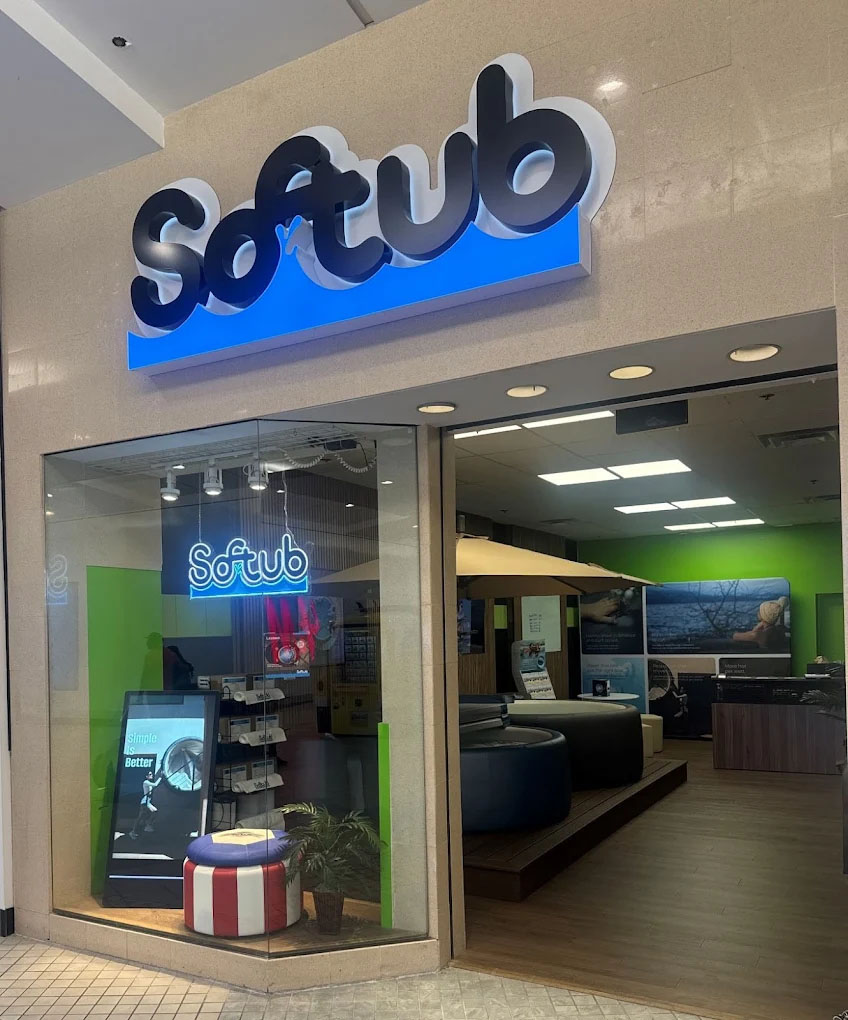 Softub Dartmouth storefront at Dartmouth Mall